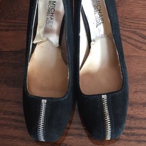 Micheal Kors Parker suede wedges. Size 7